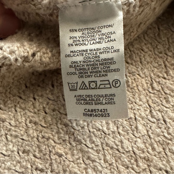 Loft Cozy Crew Neck Sweater Size Small - Picture 7 of 8